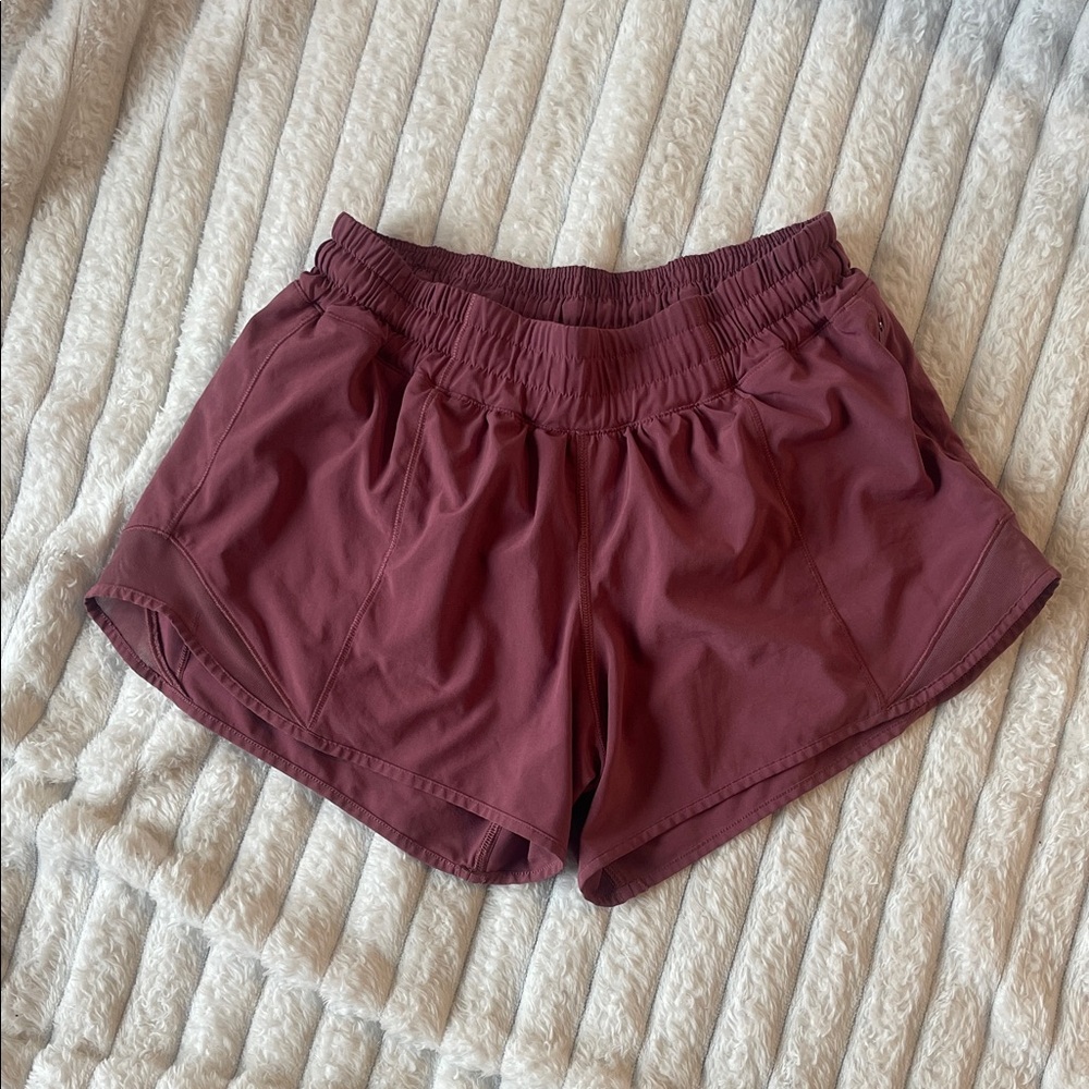 Lululemon Athletica Athletic Shorts in mauve